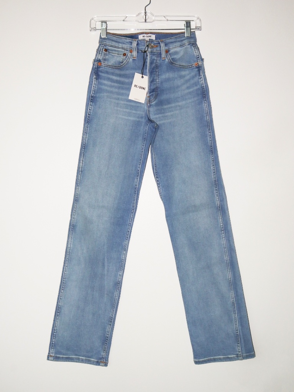 NWT RE/DONE Straight-leg Jeans. Size: 23-24.
